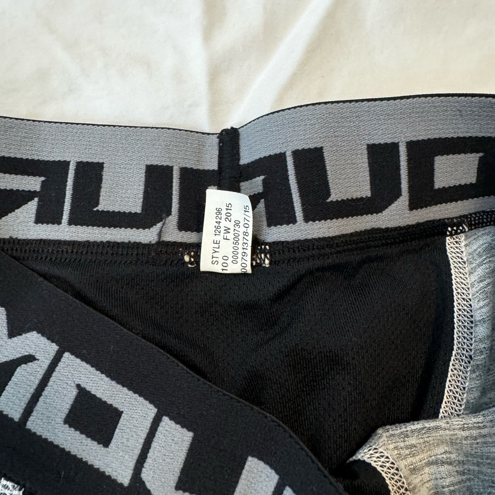 Under Armour Black and Gray Athletic Leggings - Picture 3 of 5